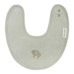 Avery Row Embroidered Cotton Bib - Frog