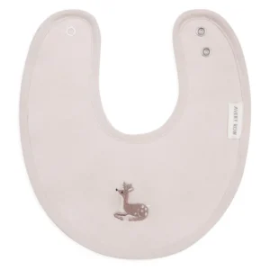 Avery Row Embroidered Cotton Bib - Deer