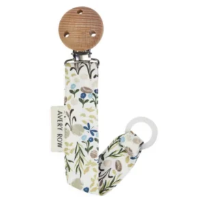 Avery Row Pacifier Holder - Riverbank
