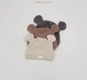 Bebe Holic Baby Bear Hat - Navy