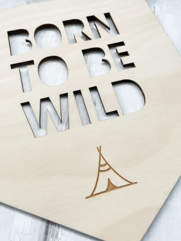 Born To Be Wild Wall Hanging
