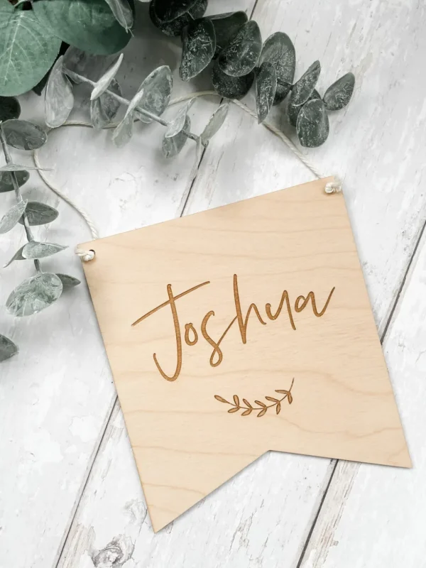 Custom Name Flag Hanging