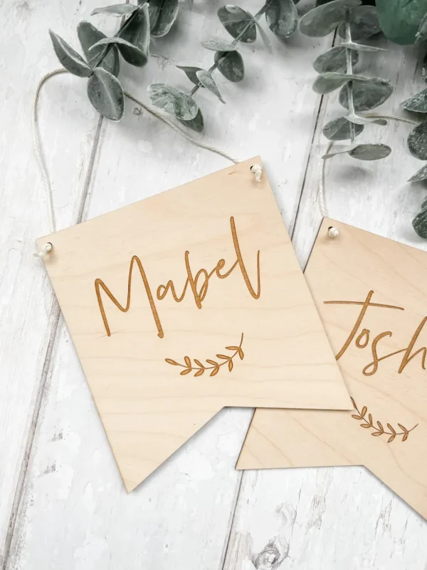 Custom Name Flag Hanging