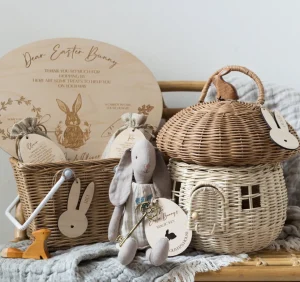Easter Bunny Treat Board | Easter Decor | Wooden Easter Gifts | Laser Engraved | UK