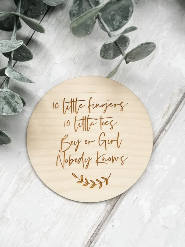F&B '10 Little Fingers, 10 Little Toes' Plaque
