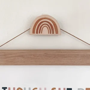 F+B Adhesive Wooden Wall Hooks