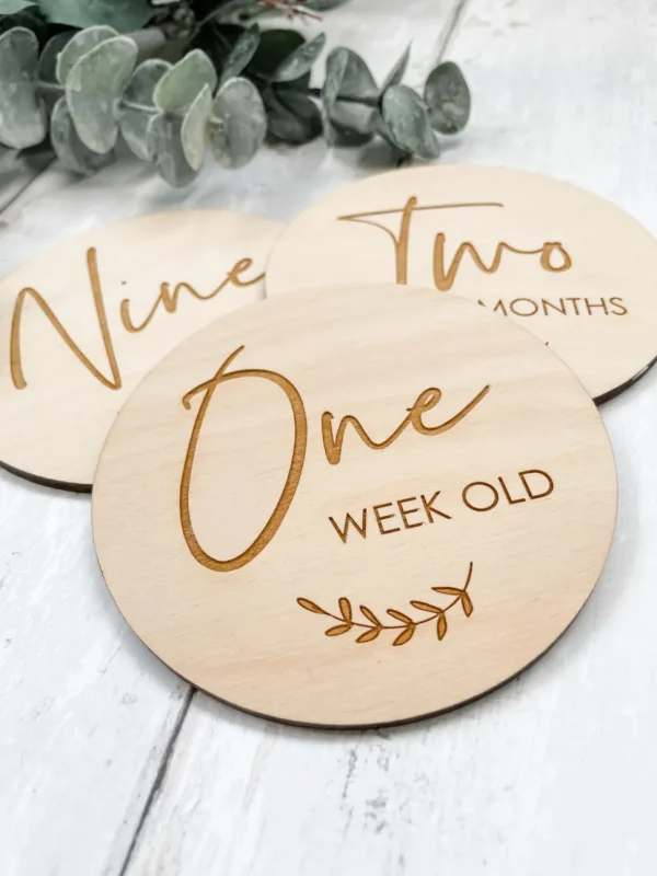 F+B Baby Milestone Discs