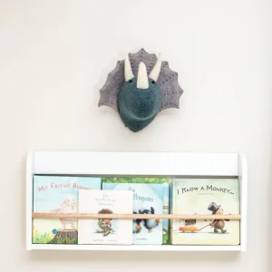 Fiona Walker Blue Triceratops Head - Mini