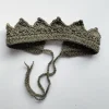 Gooseberry Fool Handmade Crown Accessory - Olive