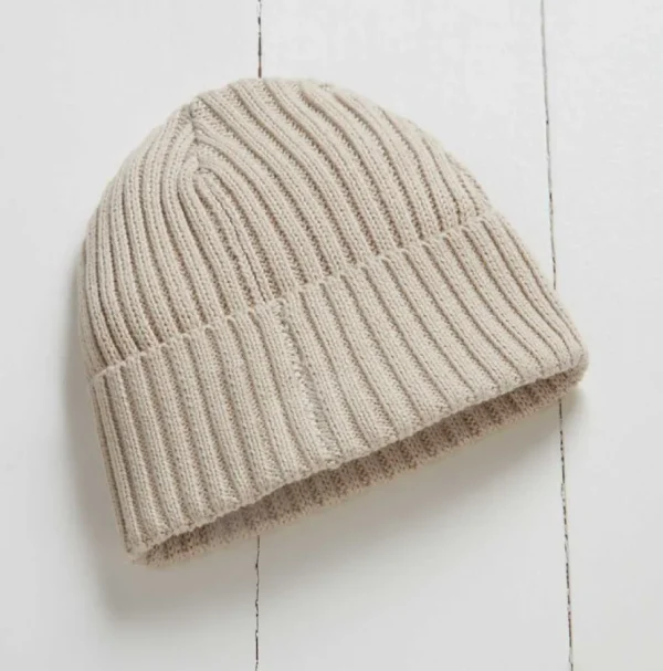 Grass & Air Beanie Hat - Stone