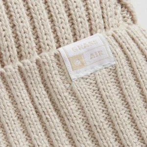 Grass & Air Beanie Hat - Stone