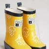 Grass & Air Colour-Changing Winter Wellies - Yellow