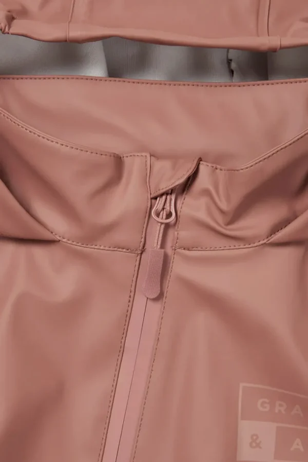Grass & Air Puddlesuit - Rose