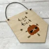 Halloween Wooden 'Trick or Trick' Flag Hanging
