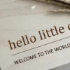 Hello World Wooden Baby Box - Small