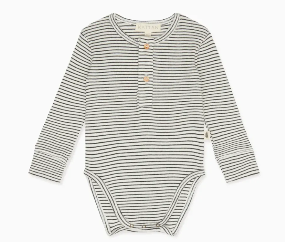kattan_cream__black_strip_0.webp Kattan Cream & Black Stripe Romper