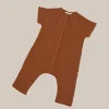 Kattan One Piece Playsuit - Cinnamon Orange
