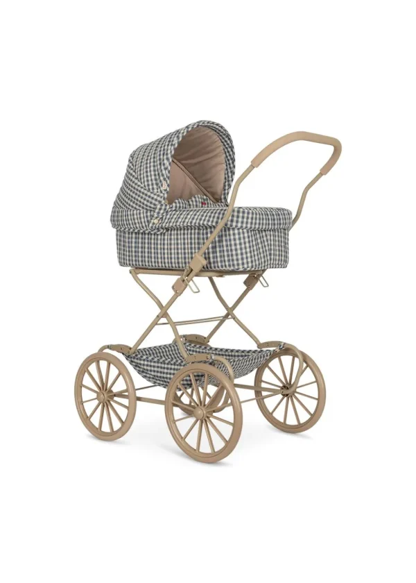Konges Sløjd Cheeky Doll Pram - Blue Check