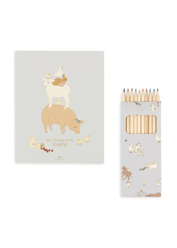 Konges Sløjd Colouring Book - Farm
