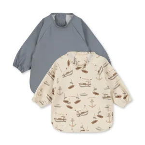Konges Sløjd Long Sleeved Bib 2-pack - Sail Away