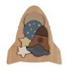 Konges Sløjd Wooden Rocket Puzzle