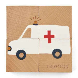 Liewood Aage Puzzle - Vehicle / Nature
