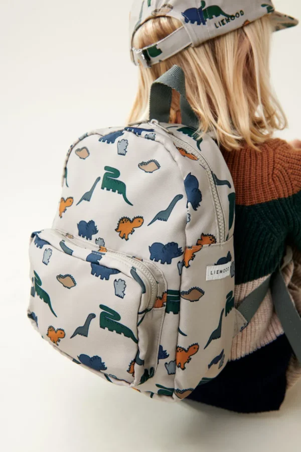 Liewood Allan Backpack - Dinosaurs / Mist