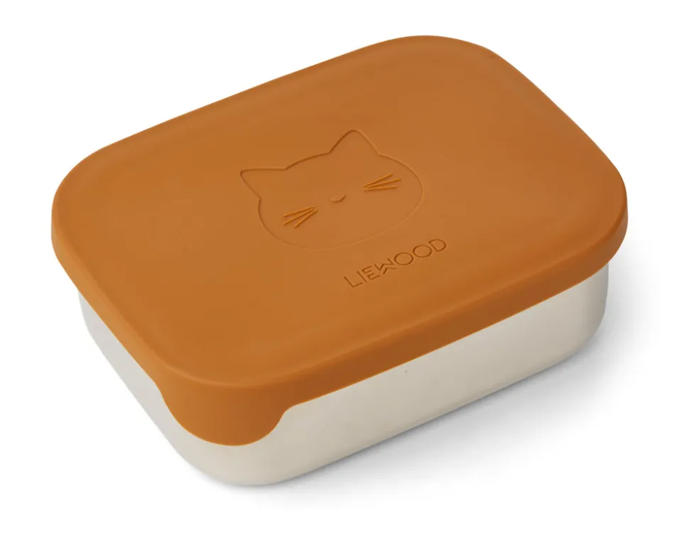 liewood_arthur_lunchbox___0-7.webp Liewood Arthur Lunchbox - Cat / Mustard