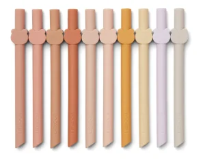 Liewood Badu Straw 10-pack - Rose Multi Mix