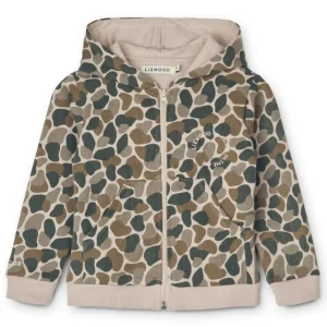 Liewood Baldur Hoodie - Camouflage / Green