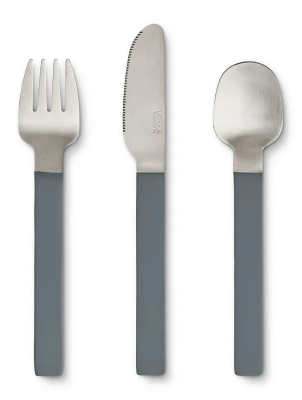 Liewood Colin Junior Cutlery - Whale Blue