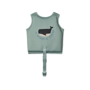 Liewood Dove Swim Vest - It Comes in Waves / Peppermint