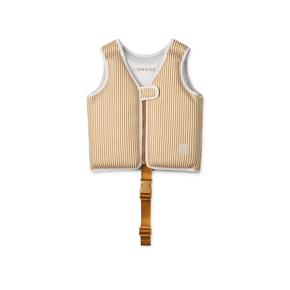liewood_dove_swim_vest__s_0.webp Liewood Dove Swim Vest - Stripe Sandy / Golden Caramel