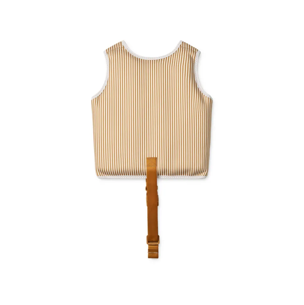 liewood_dove_swim_vest__s_1.webp Liewood Dove Swim Vest - Stripe Sandy / Golden Caramel