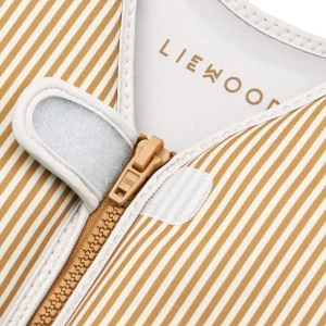 Liewood Dove Swim Vest - Stripe Sandy / Golden Caramel