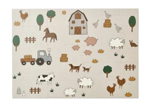 Liewood Jimmie Puzzle - Farm / Sandy