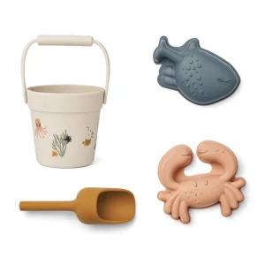 Liewood Kit Mini Beach Set - Sea Creature / Sandy