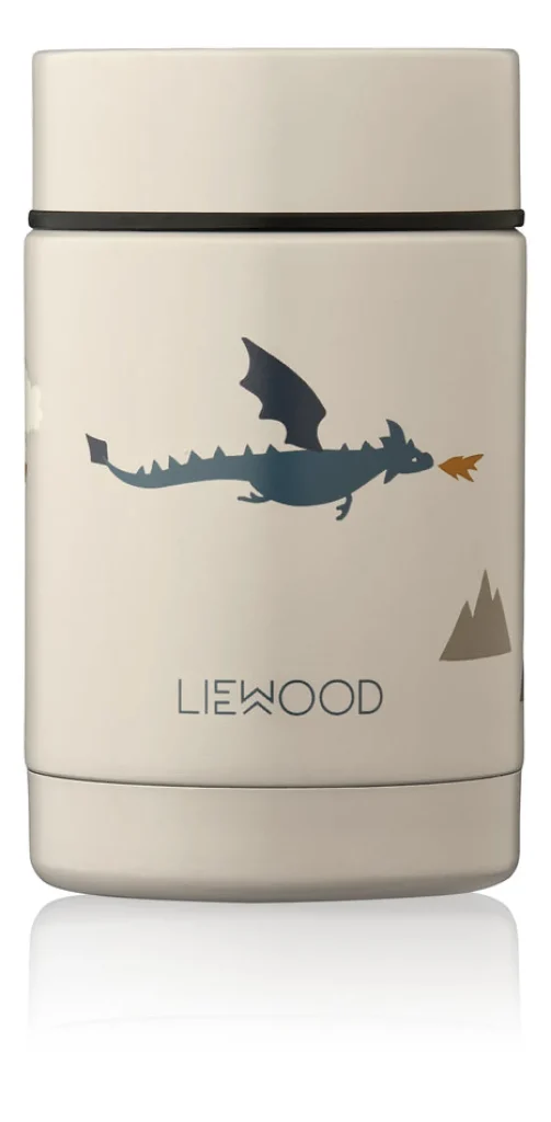 Liewood Nadja Food Jar - Little Dragon / Dark Sandy Mix