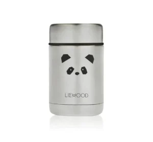 Liewood Nadja Food Jar - Panda / Stainless Steel