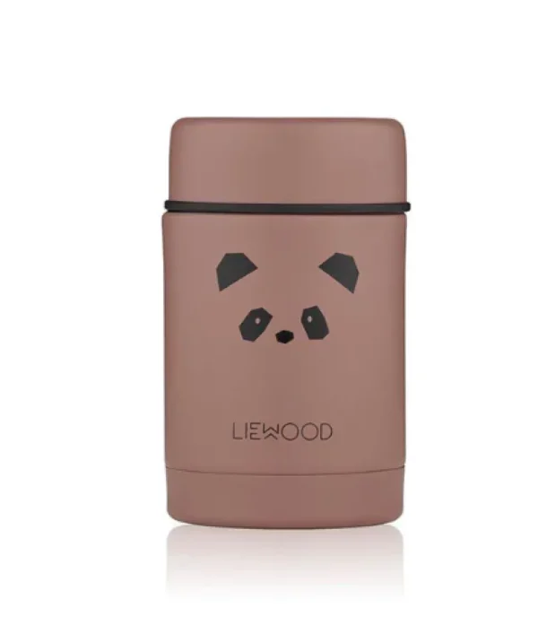 Liewood Nadja Food Jar - Panda / Dark Rose Mix