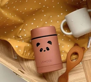 Liewood Nadja Food Jar - Panda / Dark Rose Mix