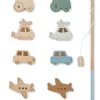 Liewood Sebastian Fishing Game - Vehicles / Blue Fog Multi Mix