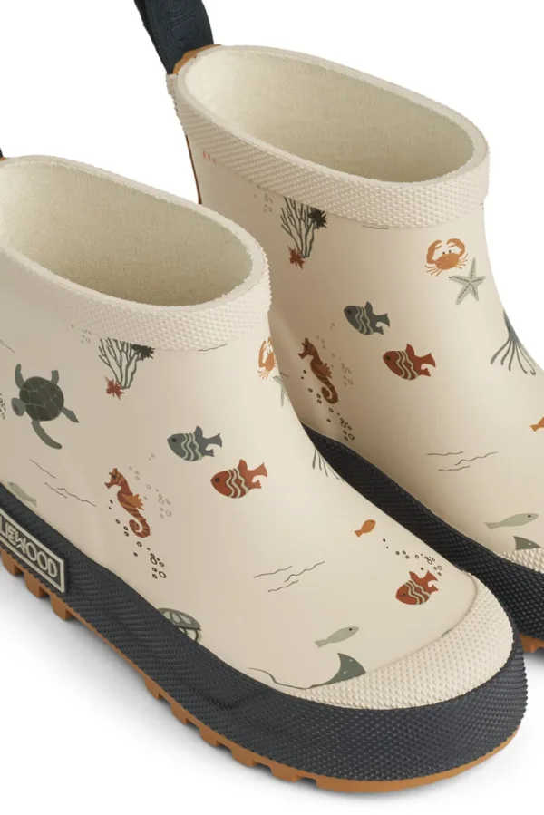 Liewood Tekla Printed Rainboot - Sea Creature / Sandy