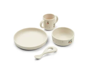 Liewood Vivi Printed Silicone Set - Peach / Sea Shell Mix