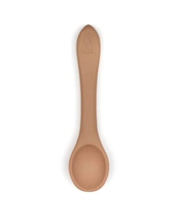 Little Blue Silicone Weaning Spoon - Warm Sand