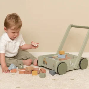 Little Dutch Block Trolley - Little Farm