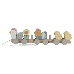 Little Dutch Chicken Stacking Train - Little Farm