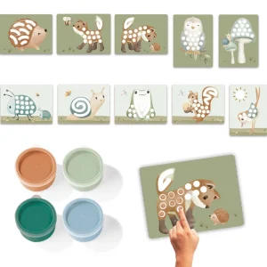 Little Dutch Fingerpaint Set - Forest Friends