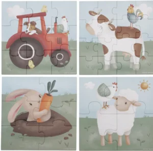 Little Dutch 4-in-1 Puzzles - Little Farm