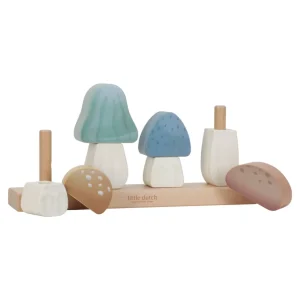 Little Dutch Mushroom Stacking Puzzle - Forest Friends
